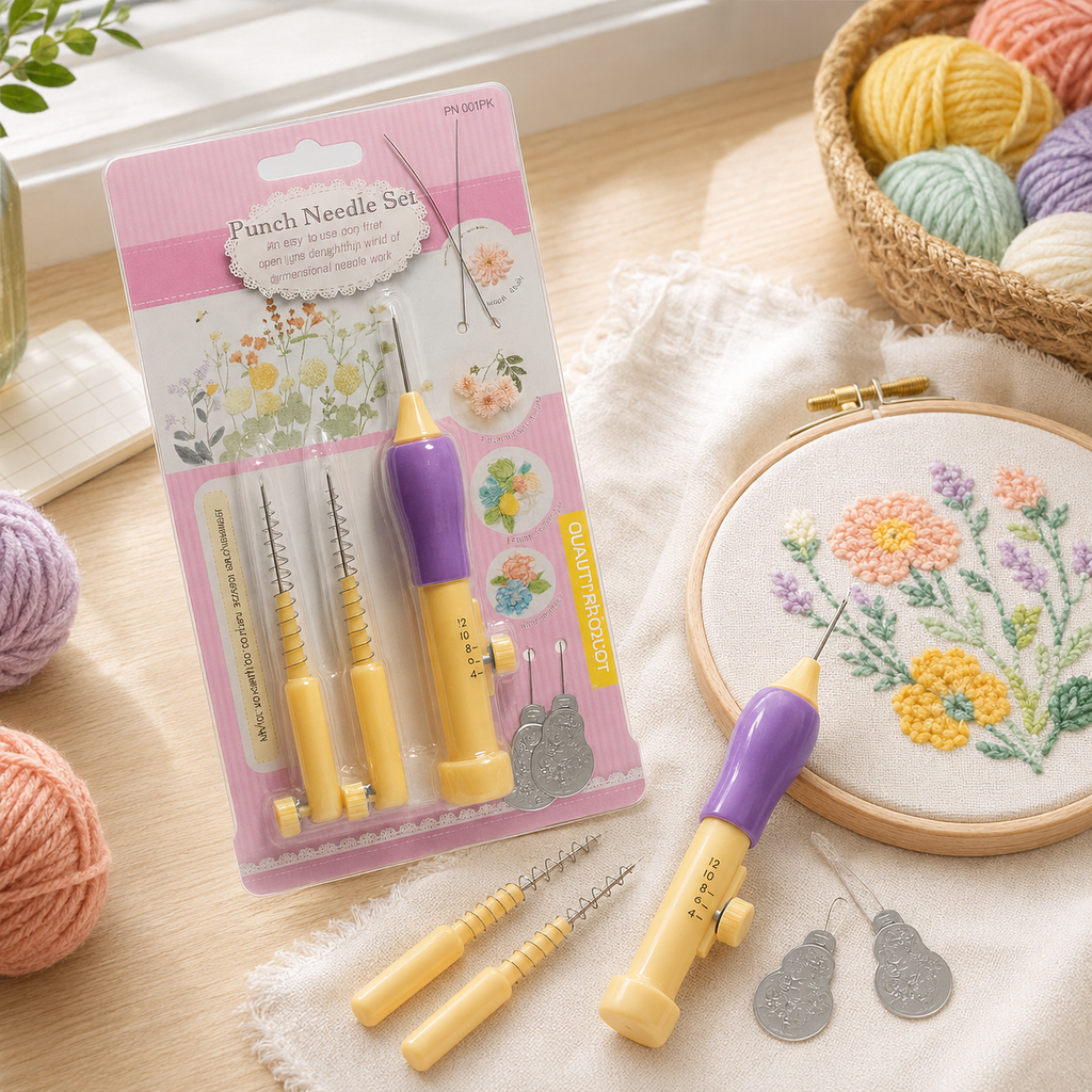 Punch needle embroidery craft kit for home stitching and art Pakistan