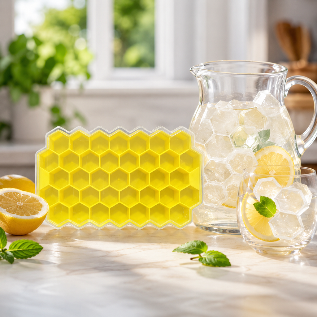 Honeycomb ice tray flexible mini ice cube mold for drinks and juices Pakistan