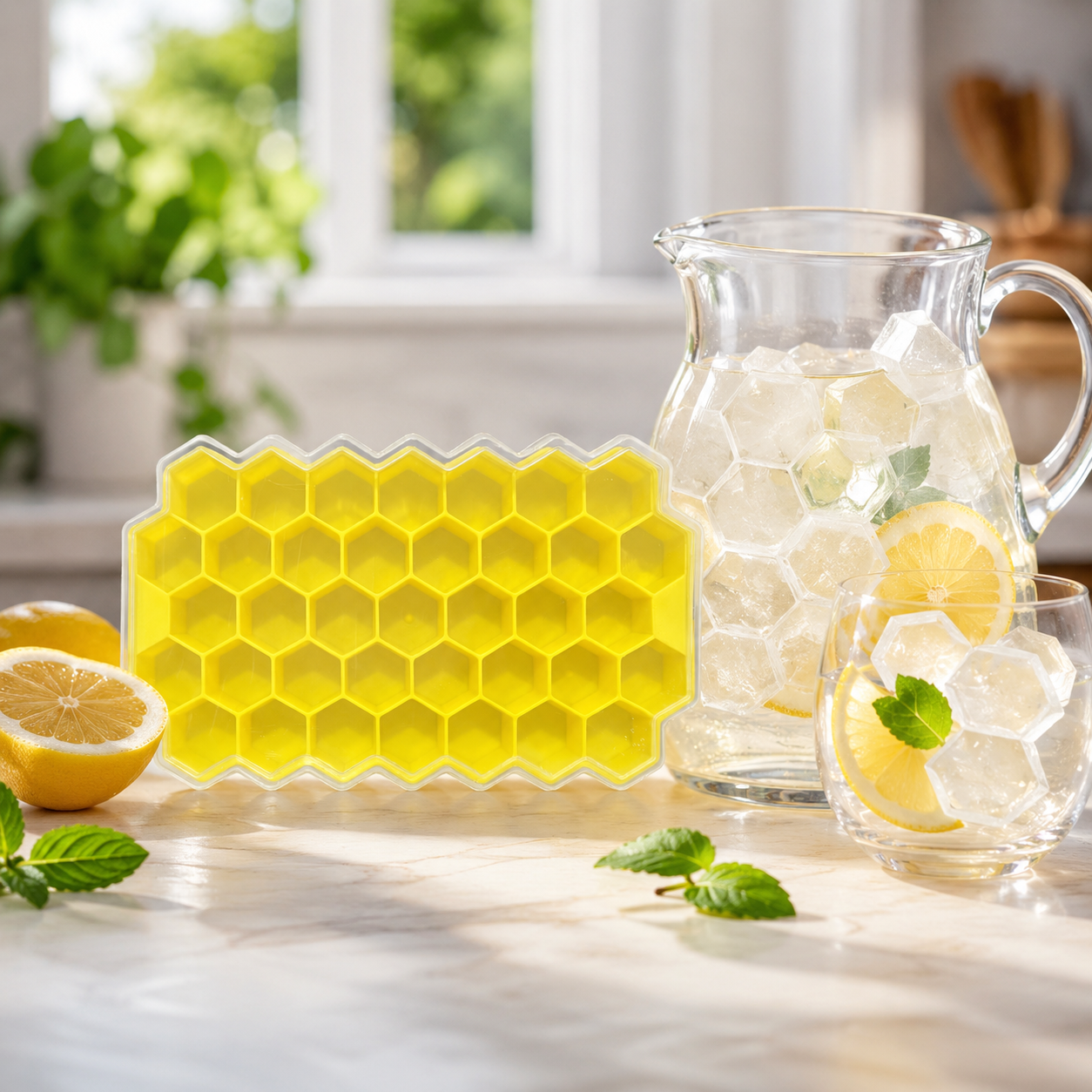 Honeycomb ice tray flexible mini ice cube mold for drinks and juices Pakistan