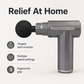 USB rechargeable deep tissue massage gun for body relaxation Pakistan