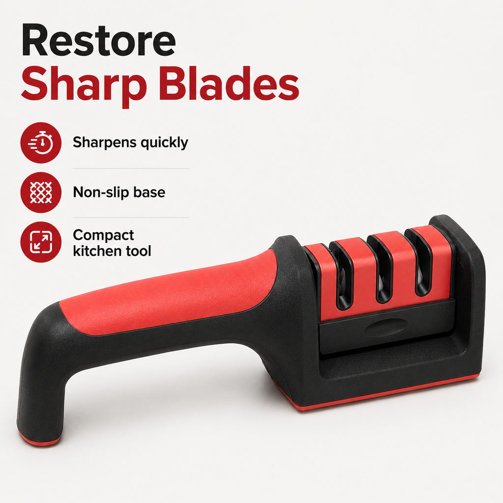 Kitchen knife sharpener compact blade sharpening tool Pakistan