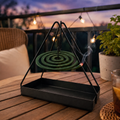 Mosquito coil stand safe metal coil holder for home and outdoor Pakistan