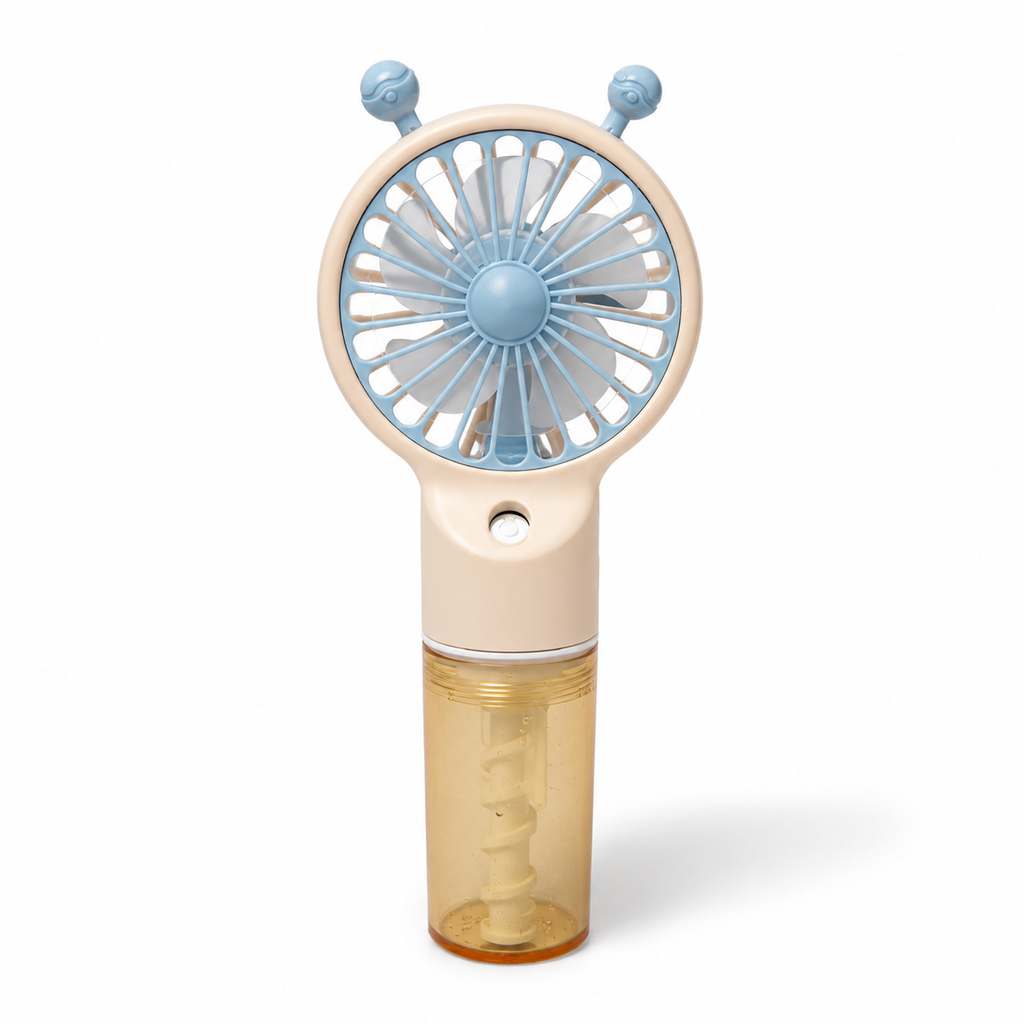 Portable handheld mist spray fan personal cooling for summer Pakistan