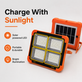 Outdoor rechargeable solar LED light for rooftop and emergency use Pakistan