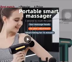 Massage Gun – USB Rechargeable Deep Tissue Massager